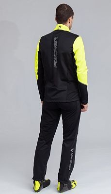 Превью  Куртка лыжная FISCHER Softshell Light Черный/Лимонный